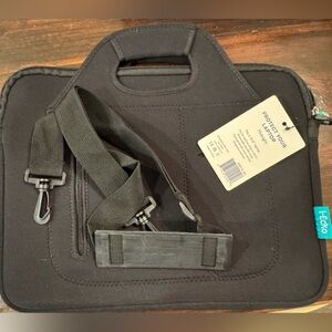 Ecko Unlimited Black Laptop Bag with Teal Accents NWT